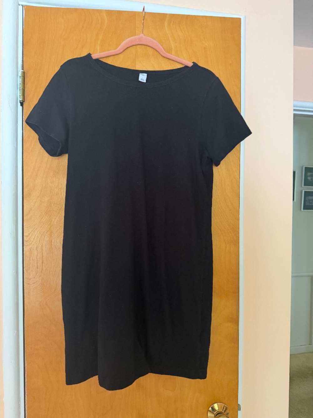 Old Navy Black T-Shirt Dress, Size L